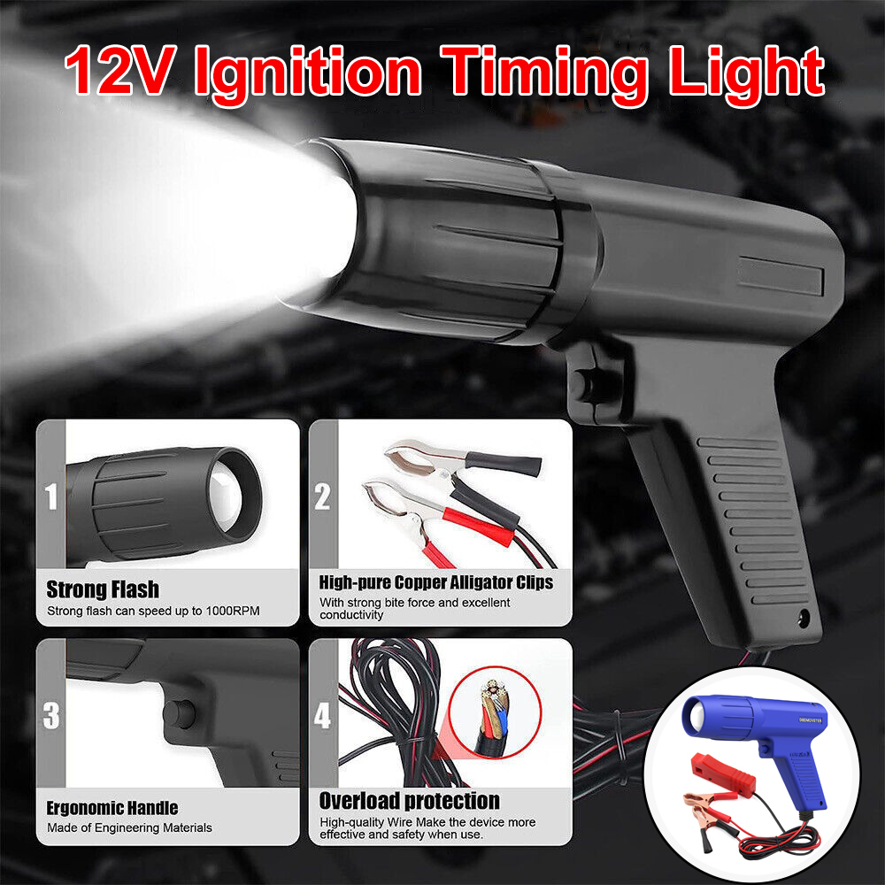 Timing Light Gun - Lampu Induksi Pengatur Waktu Pengapian Mobil