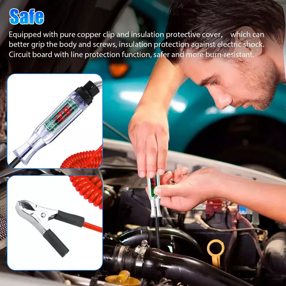 YONGRUN 1PC Alat Uji Sirkuit T - Car Diagnostic Tool ulasan dan harga