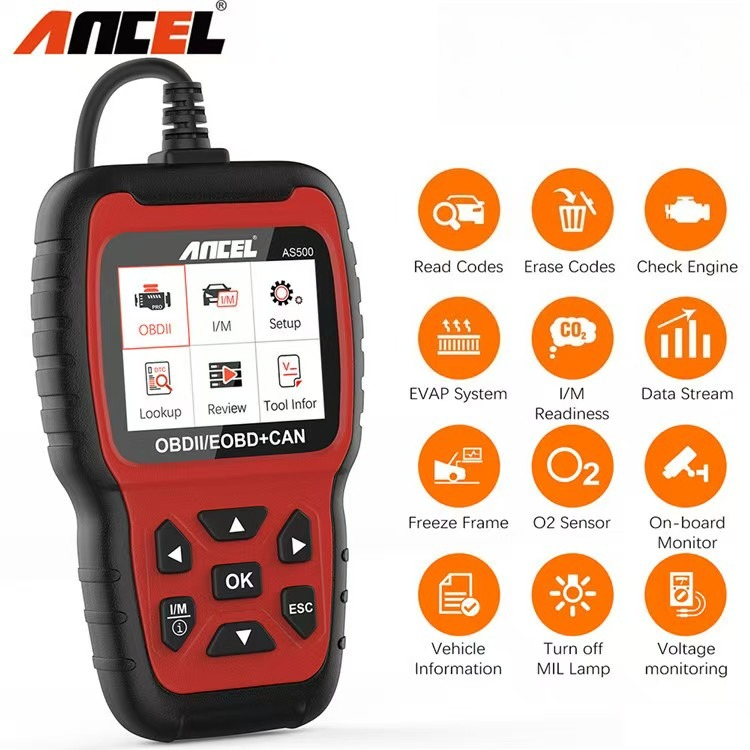 Semua fungsi OBDII, Multi-baha - Car Diagnostic Tool ulasan dan harga